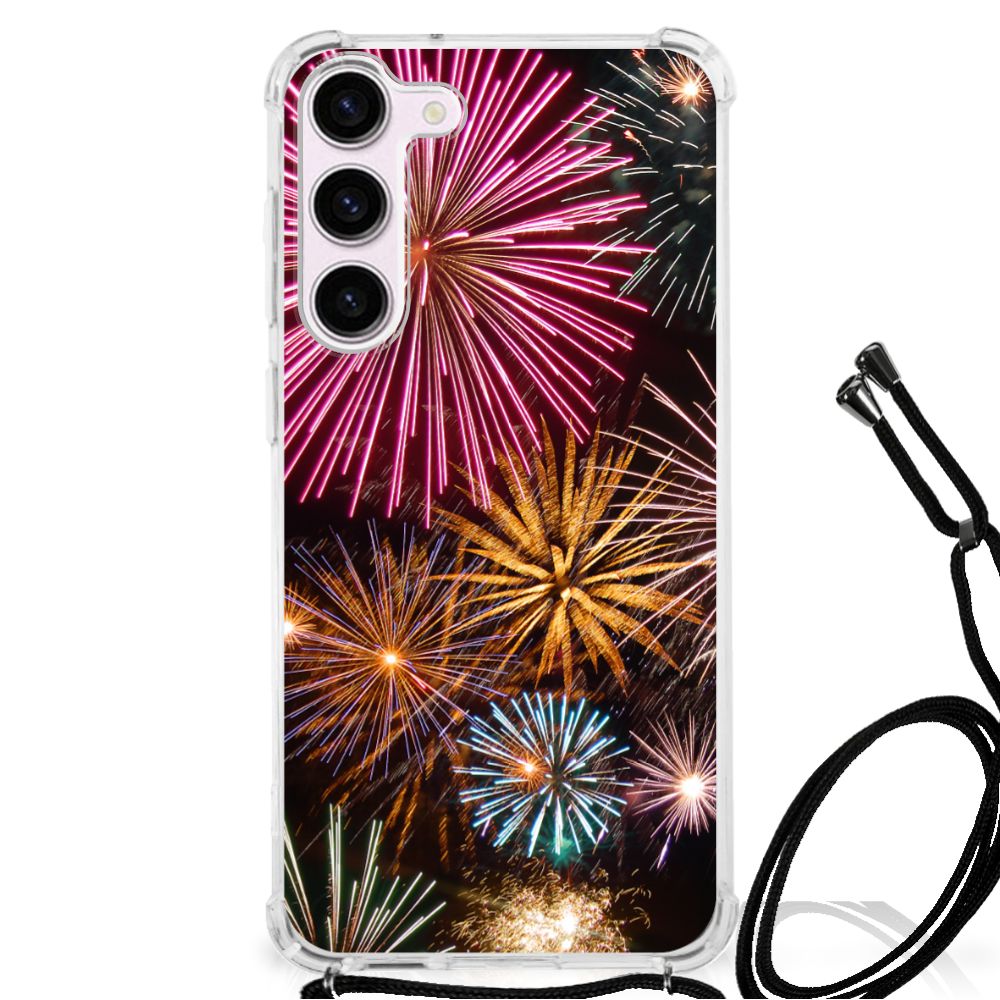 Samsung Galaxy S23 Anti Shock Bumper Case Vuurwerk producttype designnaam aanzicht