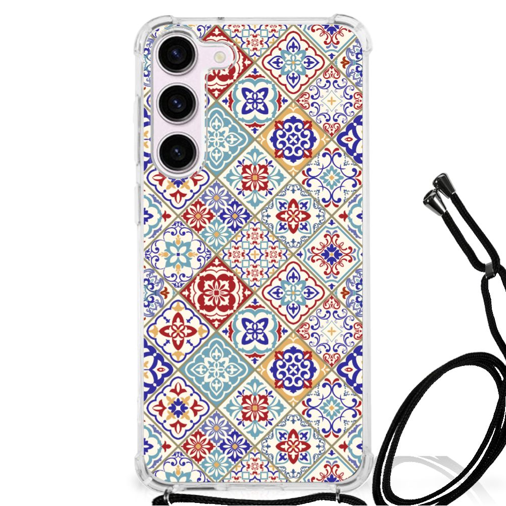Samsung Galaxy S23 Anti-Shock Hoesje Tiles Color B2C Telecom