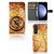 Samsung Galaxy S23 FE Flip Cover Kompas kompas map design voorkant achterkant