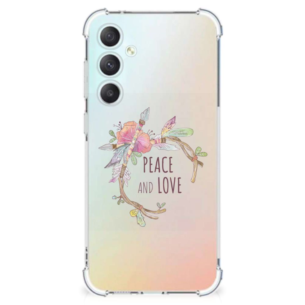 Samsung Galaxy S23 FE Stevig Bumper Hoesje Boho Text B2C Telecom