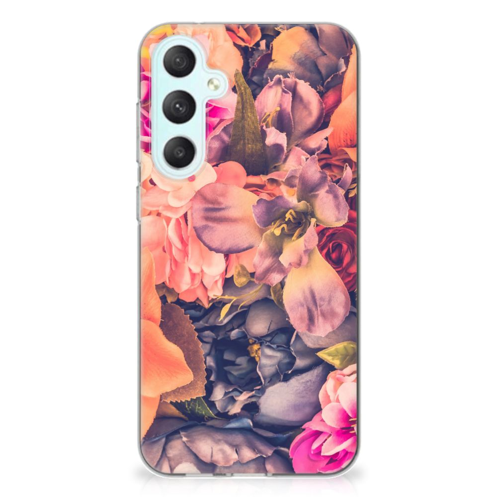 Samsung Galaxy S23 FE TPU Case Bosje Bloemen bloemen achterkant