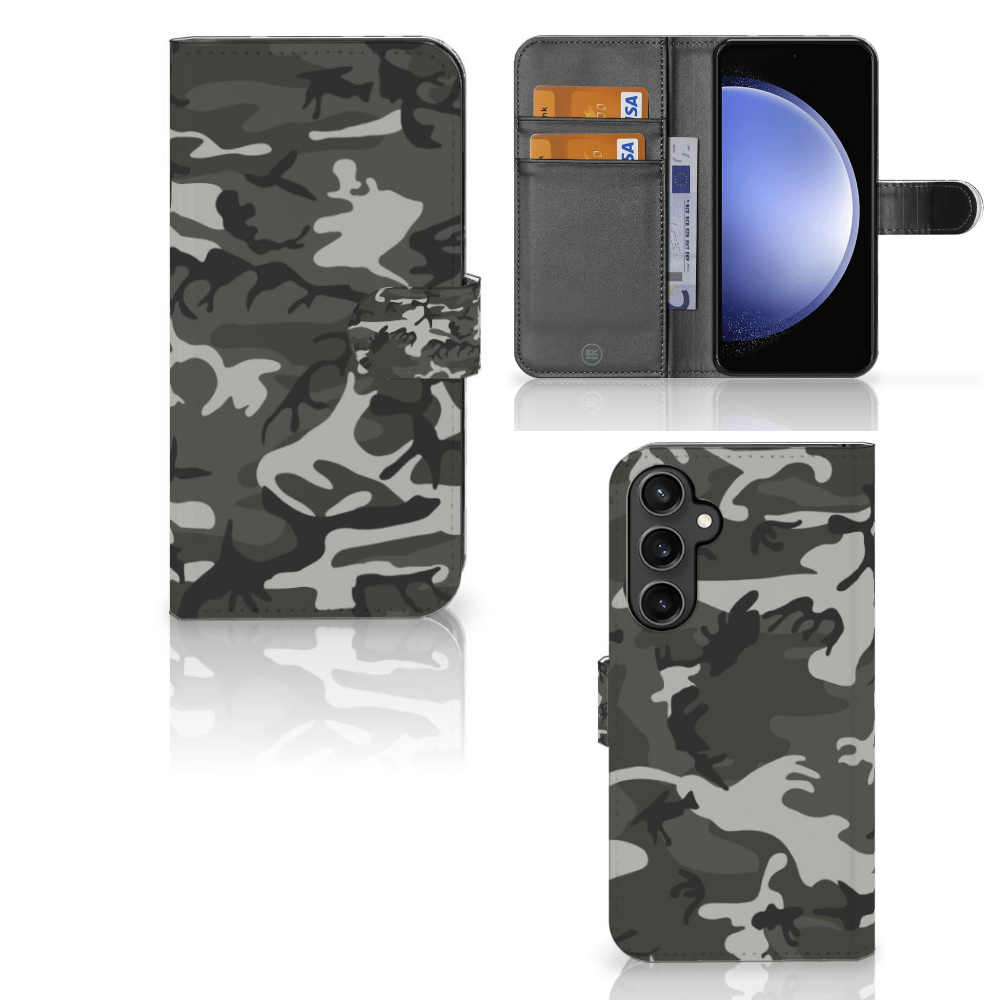 Samsung Galaxy S23 FE Telefoon Hoesje Army Light