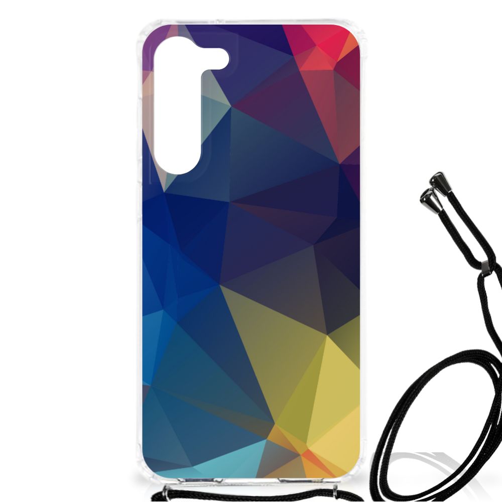 Samsung Galaxy S23 Plus Shockproof Case Polygon Dark B2C Telecom