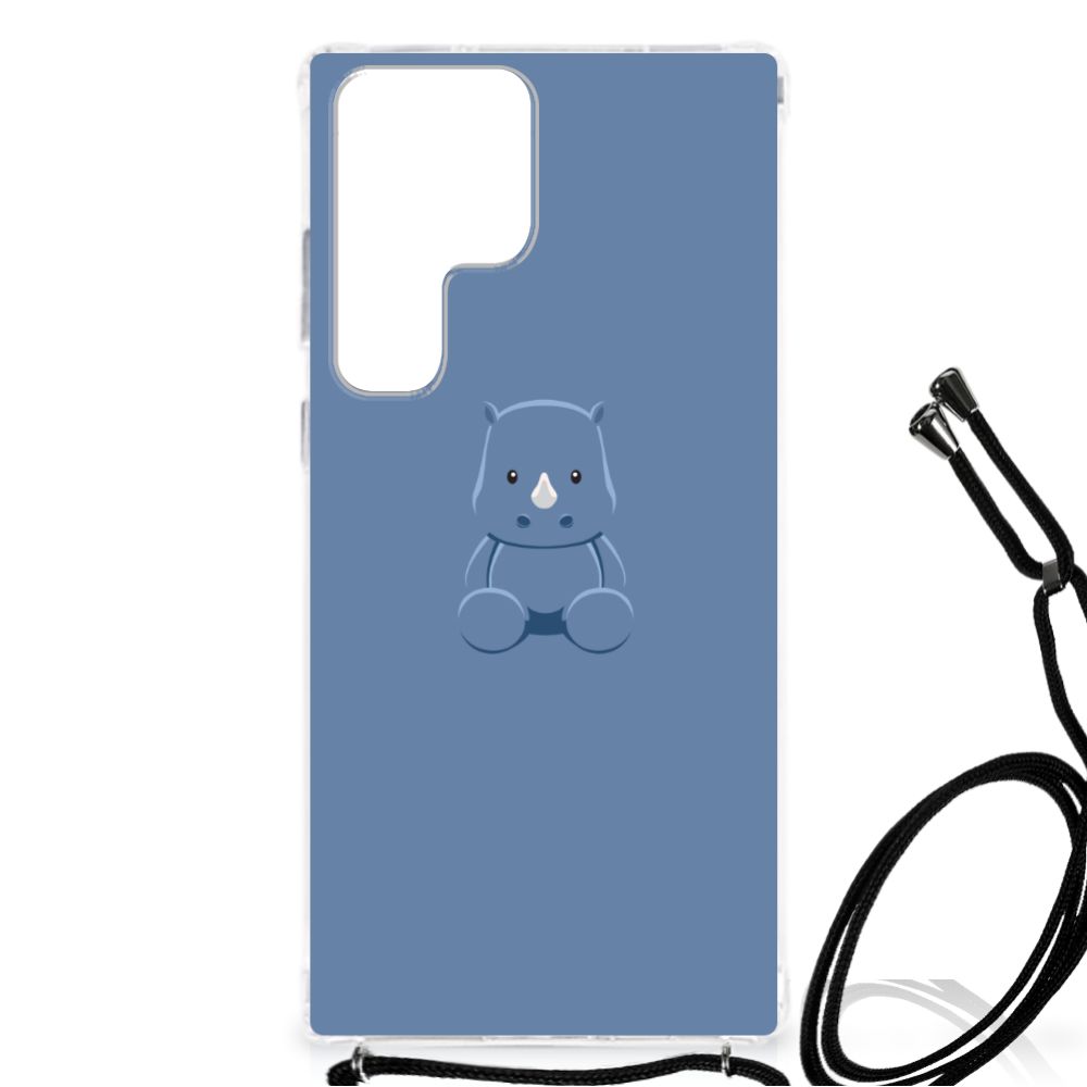 Samsung Galaxy S23 Ultra Stevig Bumper Hoesje Baby Rhino B2C Telecom