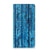 Samsung Galaxy S24 Book Wallet Case Wood Blue blauw hout design voorkant