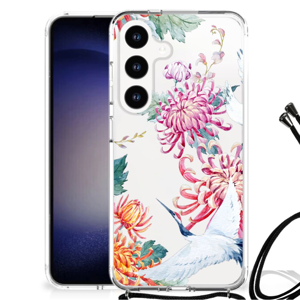 Samsung Galaxy S24 Case Anti-shock Bird Flowers B2C Telecom