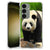 Samsung Galaxy S24 Case Anti-shock Panda smartphonehoesje panda design voorzijde