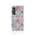 Samsung Galaxy S24 FE Bookcase Tiles Color boekhoes kleur ontwerp zijaanzicht