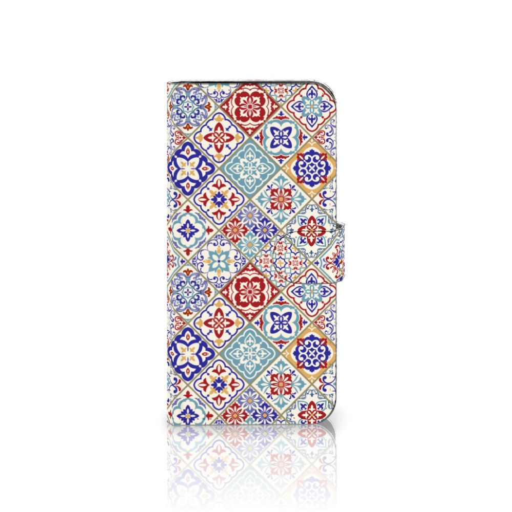 Samsung Galaxy S24 FE Bookcase Tiles Color bookcase tegels design voorkant
