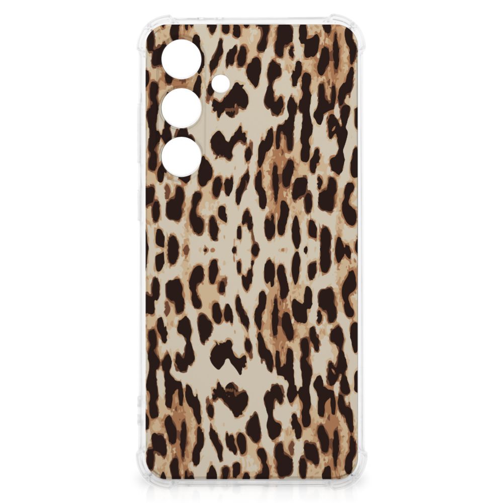 Samsung Galaxy S24 FE Case Anti-shock Leopard achterkant