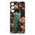 Samsung Galaxy S24 FE Case Anti-shock Pauw met Bloemen telefoonhoesje pauw bloemen design voorkant