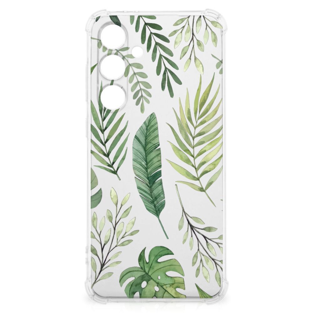 Samsung Galaxy S24 FE Case Leaves bladeren ontwerp