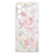 Samsung Galaxy S24 FE Case Lovely Flowers transparant bloemen design achteraanzicht
