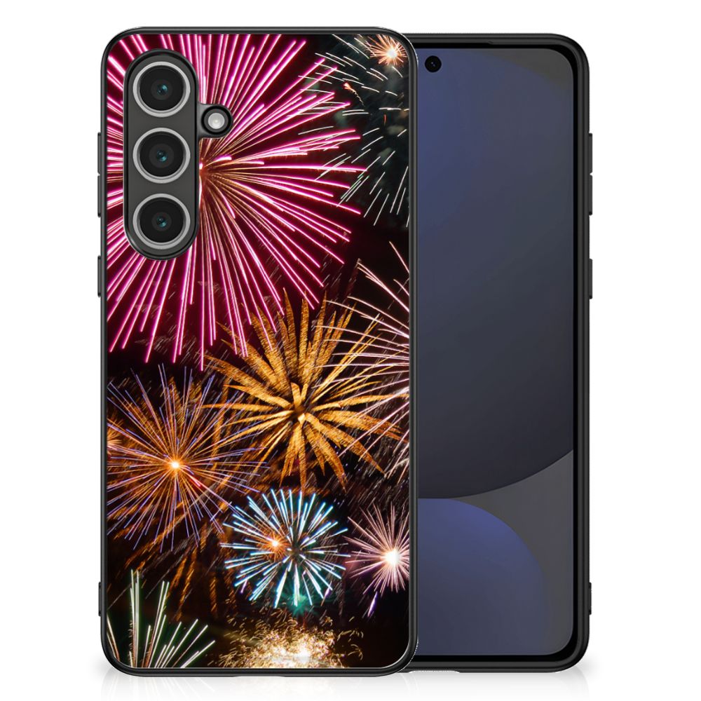 Samsung Galaxy S24 FE GSM Cover Vuurwerk back cover vuurwerk print voorkant