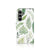 Samsung Galaxy S24 FE Hoesje Leaves telefoonhoesje bladeren design vooraanzicht