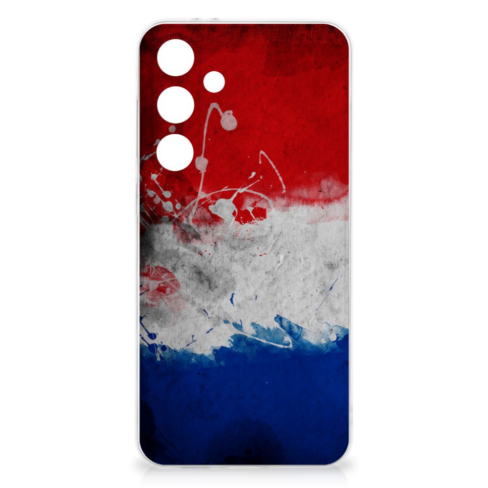Samsung Galaxy S24 FE Hoesje Nederland design Nederlandse vlag aanzicht