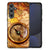 Samsung Galaxy S24 FE TPU Backcover Kompas kompas reizen print zij aanzicht