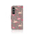 Samsung Galaxy S24 FE Telefoonhoesje met Pasjes Flamingo flamingo design voorkant