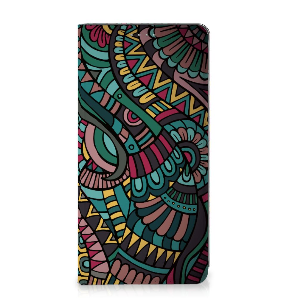 Samsung Galaxy S24 Hoesje met Magneet Aztec