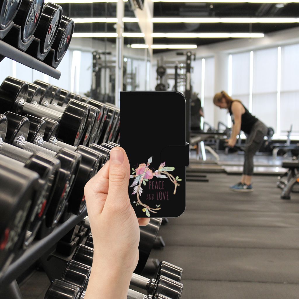 Samsung Galaxy S24 Leuk Hoesje Boho Text hand fitness ruimte