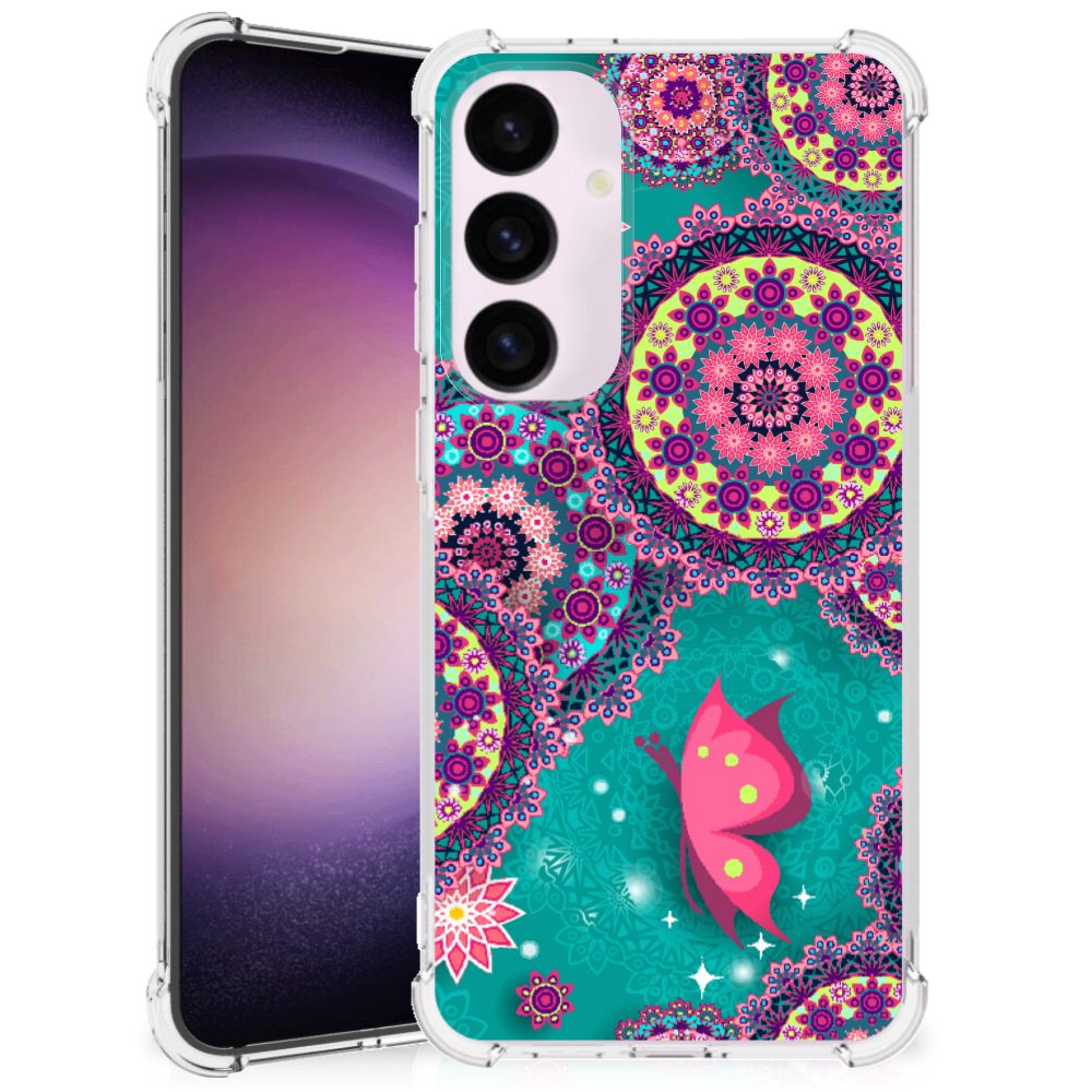 Samsung Galaxy S24 Plus Back Cover Cirkels en Vlinders B2C Telecom