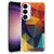 Samsung Galaxy S24 Plus Shockproof Case Polygon Color achterkant