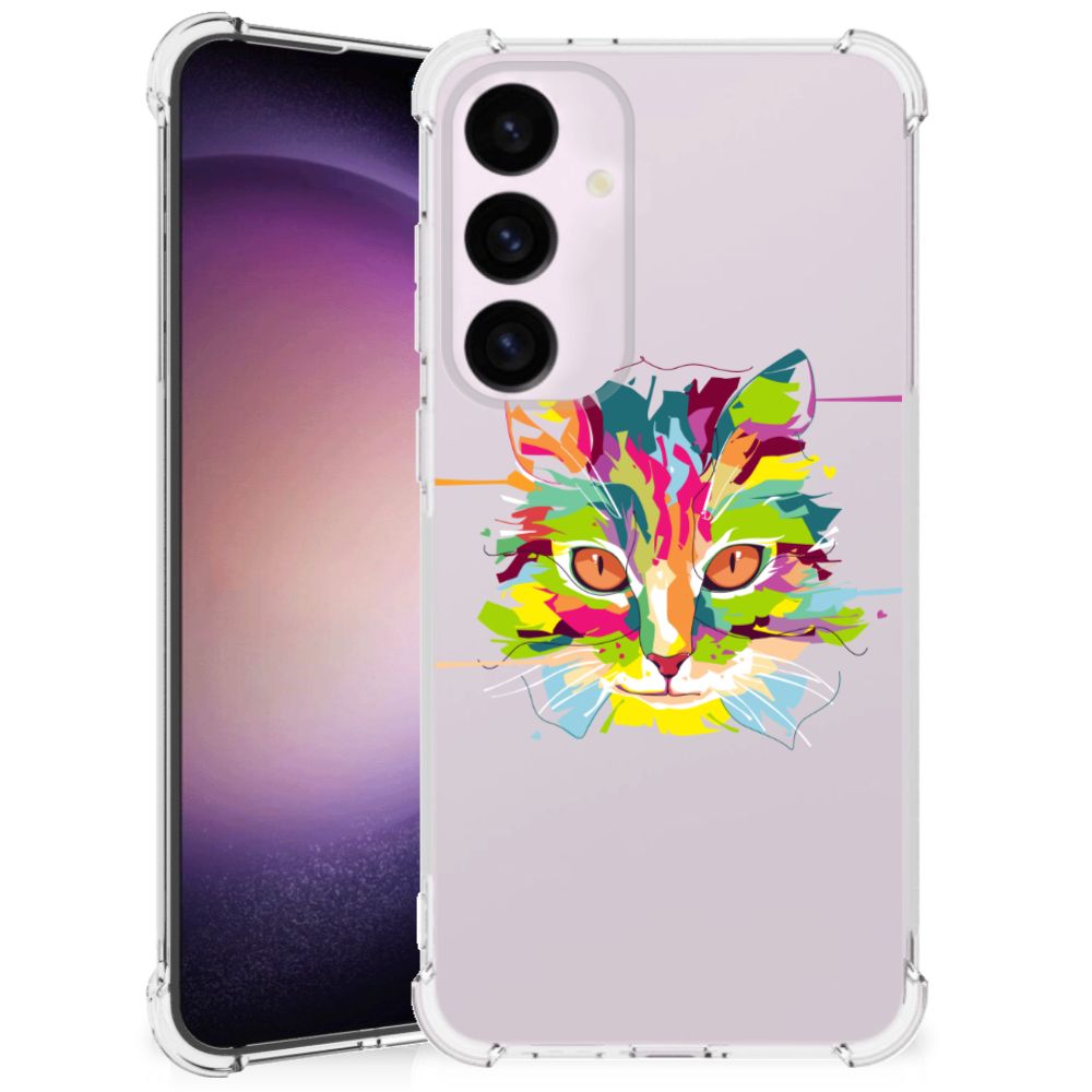 Samsung Galaxy S24 Plus Stevig Bumper Hoesje Cat Color B2C Telecom