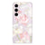 Samsung Galaxy S24 Plus TPU Case Lovely Flowers bloemen roze wit achterkant