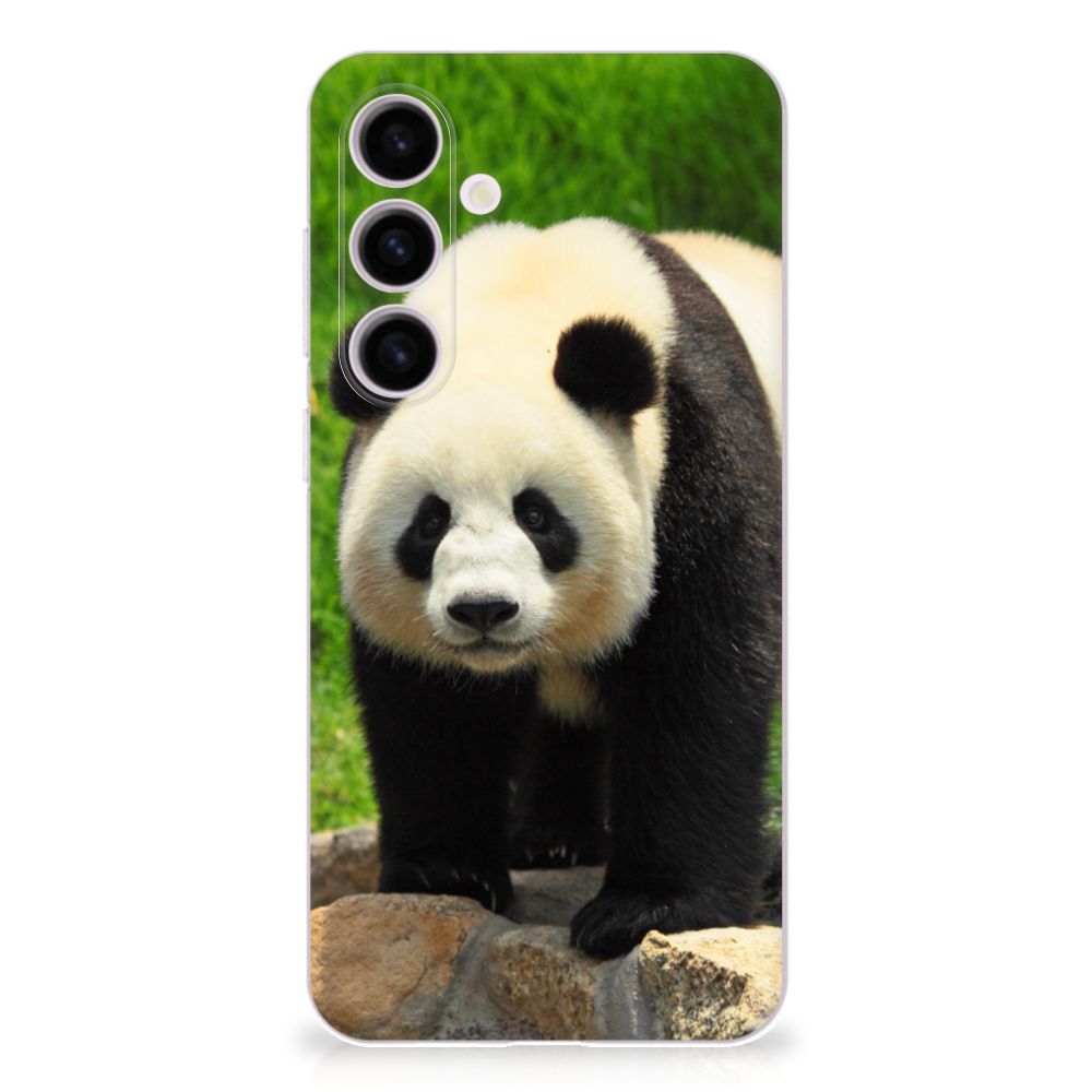Samsung Galaxy S24 Plus TPU Hoesje Panda panda design front