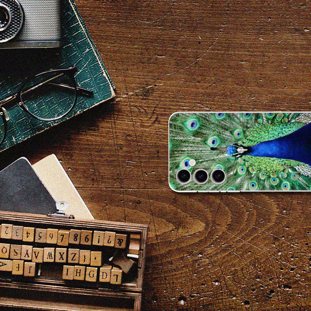 Samsung Galaxy S24 Plus TPU Hoesje Pauw pauw design aanzicht