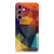 Samsung Galaxy S24 Plus TPU Hoesje Polygon Color kleurrijke driehoeken abstract design aanzicht