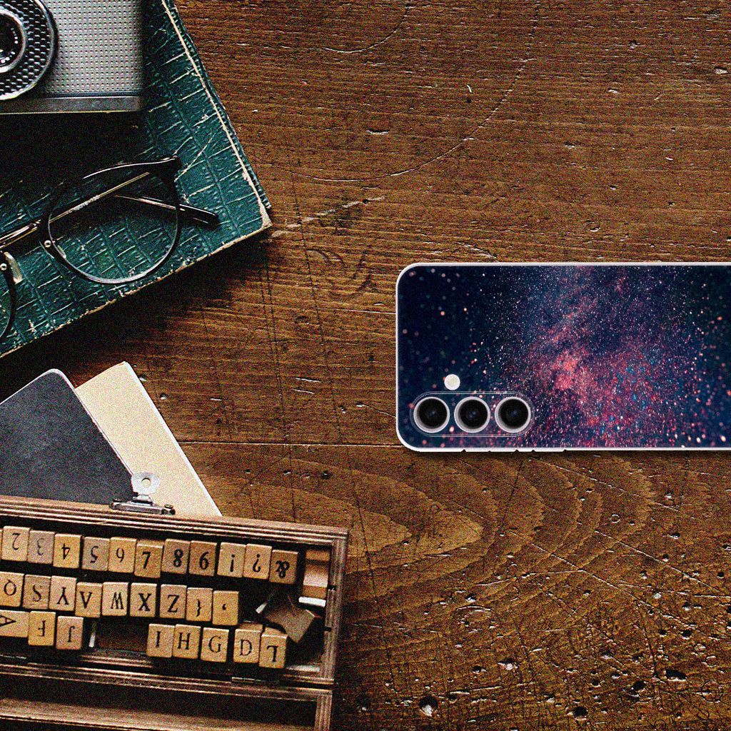 Samsung Galaxy S24 Plus TPU Hoesje Stars sterren ontwerp achterkant