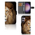 Samsung Galaxy S24 Plus Telefoonhoesje met Pasjes Leeuw design leeuw aanzicht