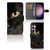 Samsung Galaxy S24 Plus Telefoonhoesje met Pasjes Zwarte Kat design zwart kat aanzicht