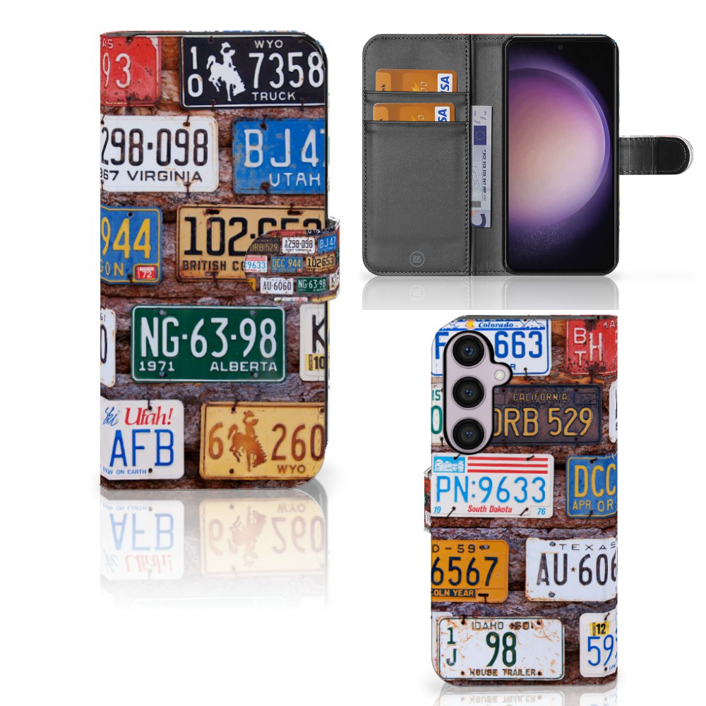 Samsung Galaxy S24 Plus Telefoonhoesje met foto Kentekenplaten