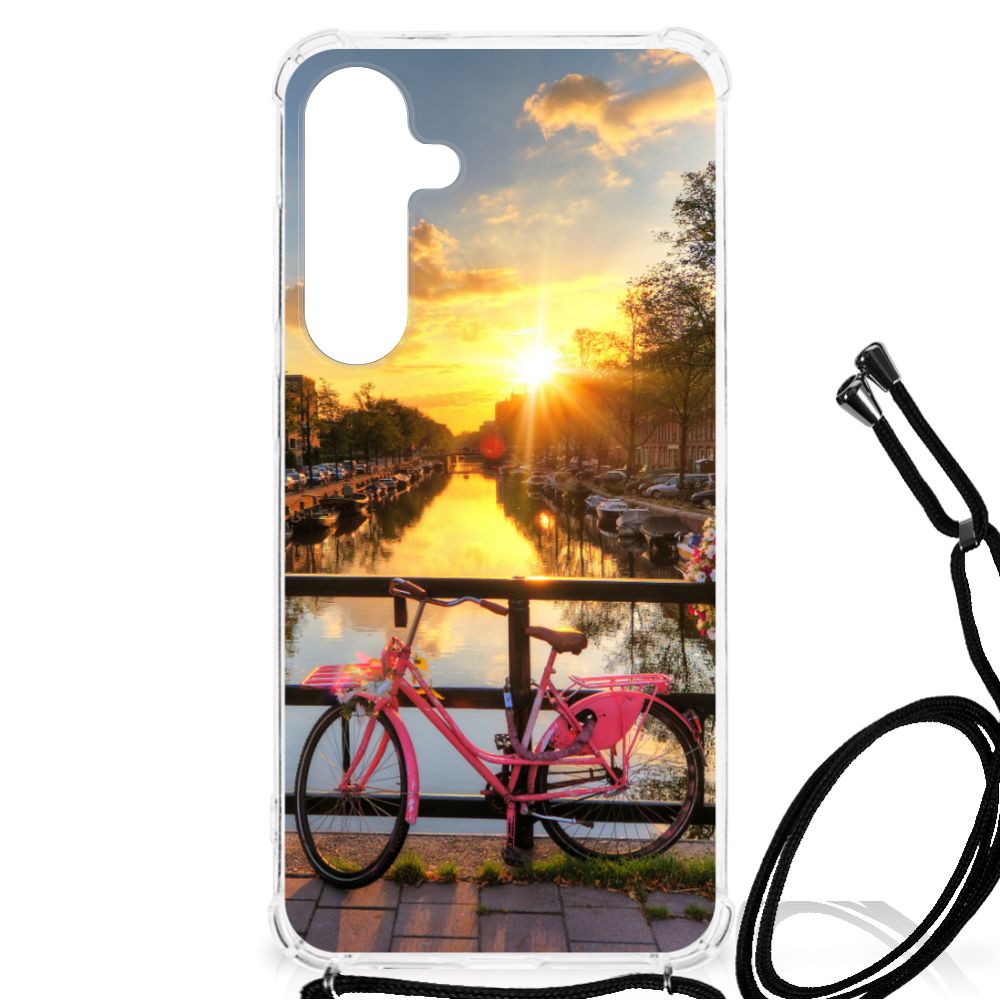 Samsung Galaxy S24 Plus Telefoonhoesje met valbescherming Amsterdamse Grachten B2C Telecom