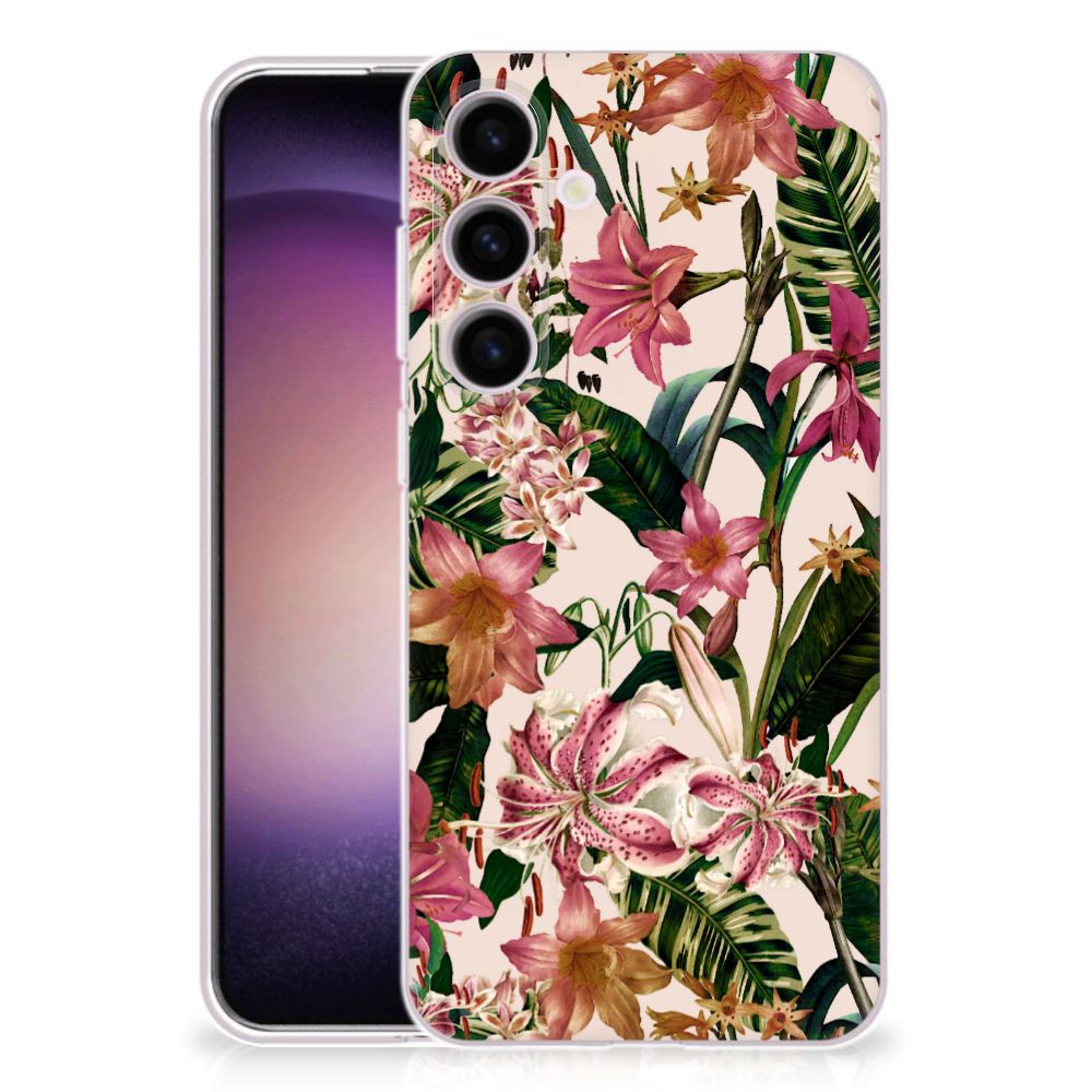 Samsung Galaxy S24 TPU Case Flowers B2C Telecom