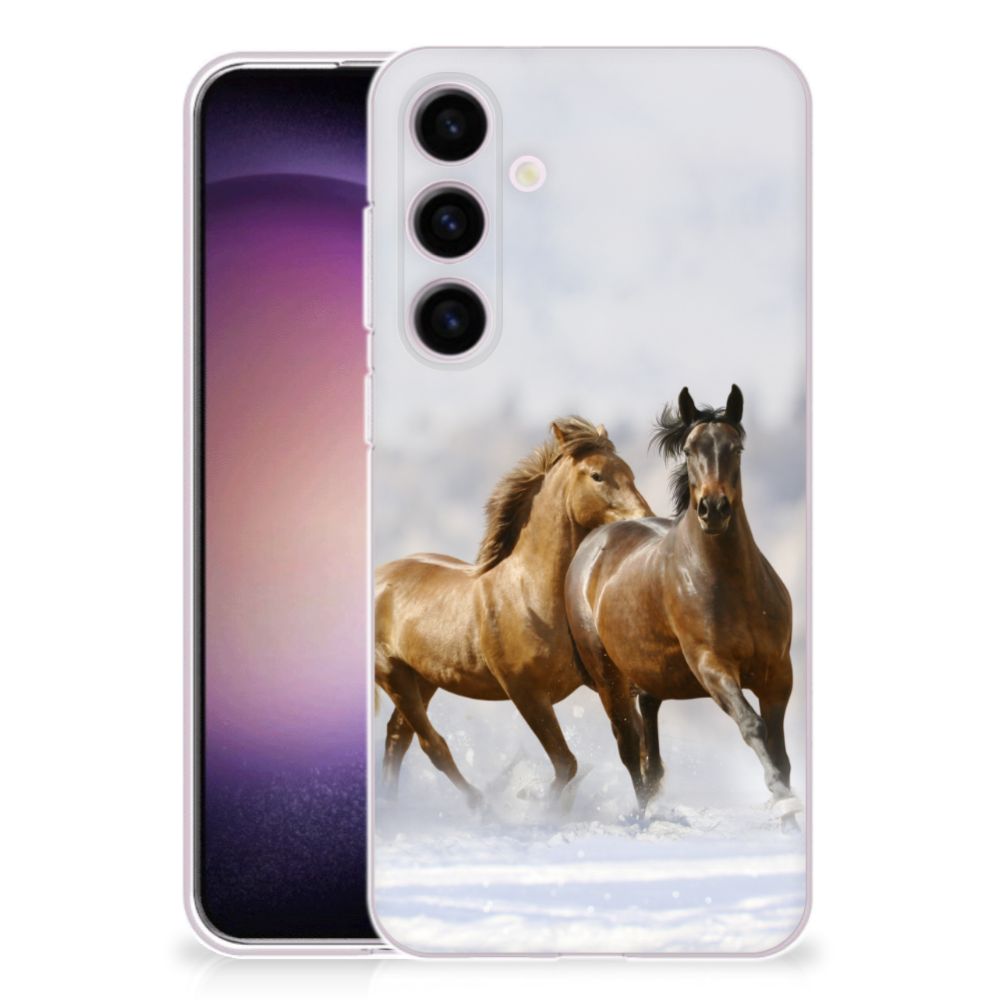Samsung Galaxy S24 TPU Hoesje Paarden B2C Telecom