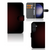 Samsung Galaxy S24 Telefoon Hoesje Geruit Rood met ruimte voor 3 pasjes en minimalistisch design.