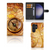 Samsung Galaxy S24 Ultra Flip Cover Kompas kompas ontwerp vooraanzicht zijaanzicht
