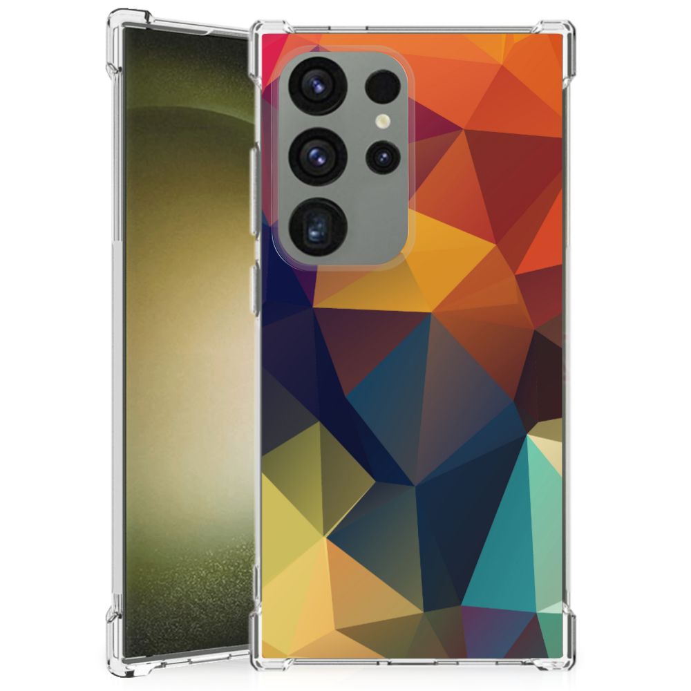 Samsung Galaxy S24 Ultra Shockproof Case Polygon Color B2C Telecom