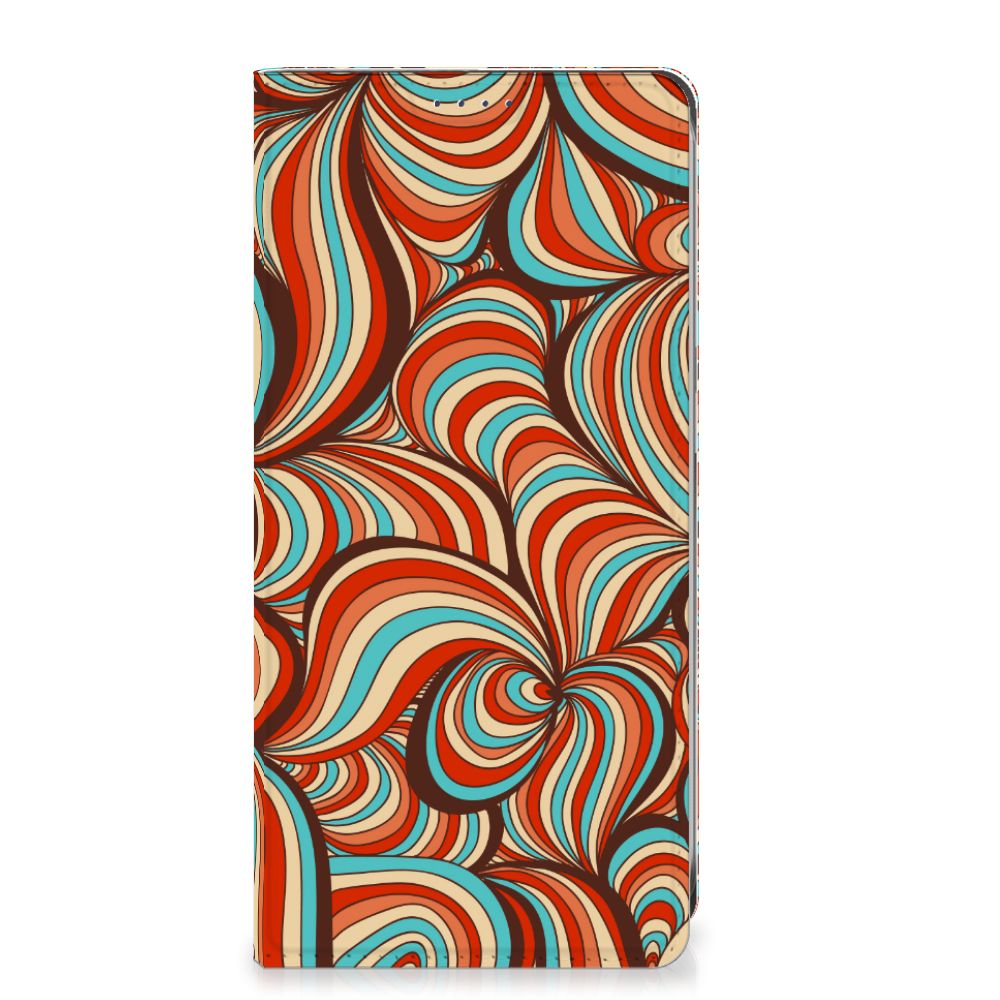 Samsung Galaxy S24FE Bookcase Retro bookcase retro design voorkant