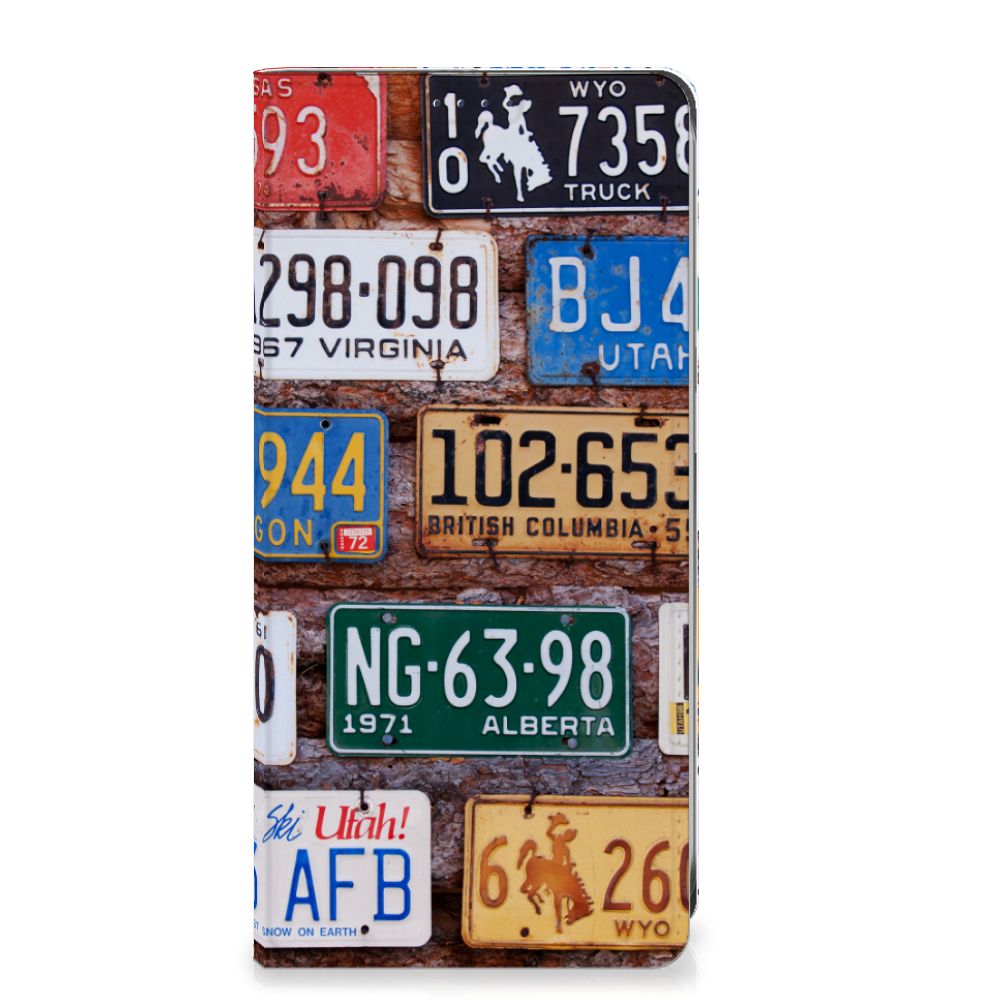 Samsung Galaxy S24FE Stand Case Kentekenplaten design kentekenplaten aanzicht
