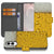 Samsung Galaxy S25 Edge Book Cover Bier bier design voorkant met druppels