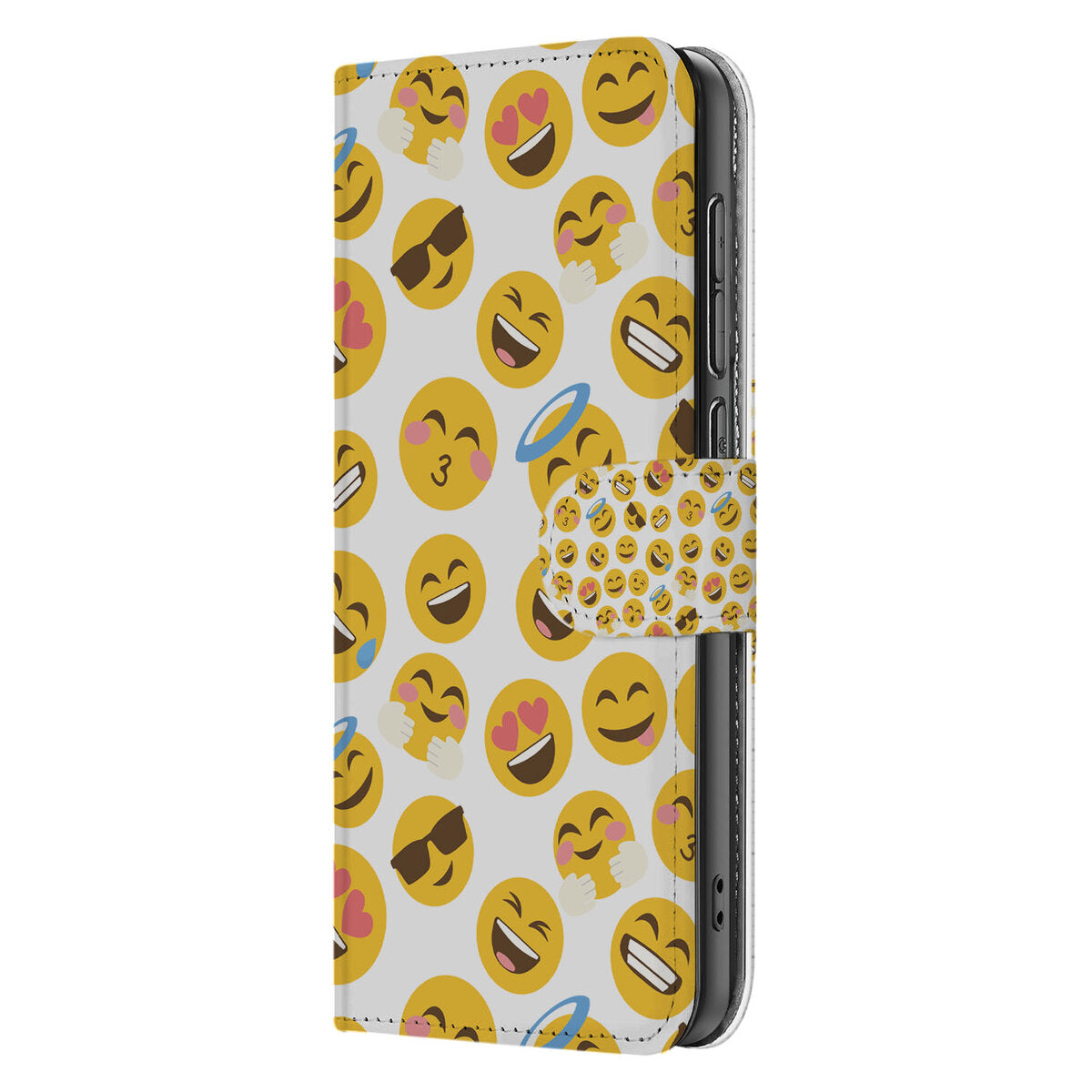 Samsung Galaxy S25 Edge Telefoon Hoesje Emoji kleurrijk speels aanzicht