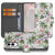 Samsung Galaxy S25 Edge Telefoonhoesje met Pasjes Flamingo Palms aanzicht design