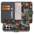 Samsung Galaxy S25 FE Bookcase Hoesje Met Pasjes Pauw Bloemen Print design pauw bloemen aanzicht