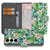 Samsung Galaxy S25 FE Hoesje Orchidee Groen book case orchidee groen ontwerp