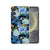 Samsung Galaxy S25 Hoesje - IJsvogel TPU Antishock bloemen design achterkant