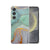 Samsung Galaxy S25 Hoesje Watercolor Mix TPU Antishock achterkant en voorkant